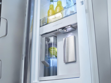 Kühlschrank mit cleveren Aufbewahrungs-Details
